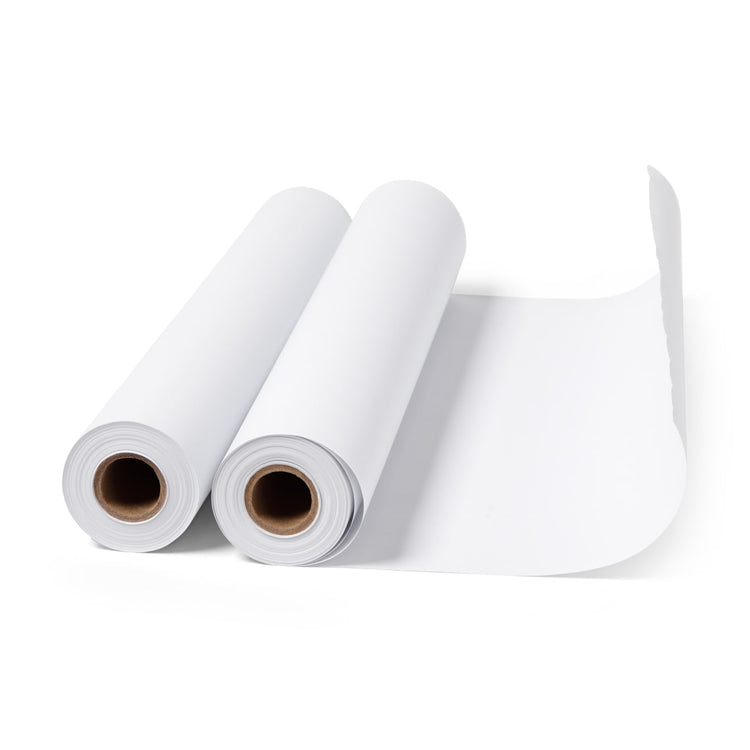 Melissa & Doug Deluxe Easel Paper Roll Replacement (18 inches x 75 feet) -  2-Pack, White