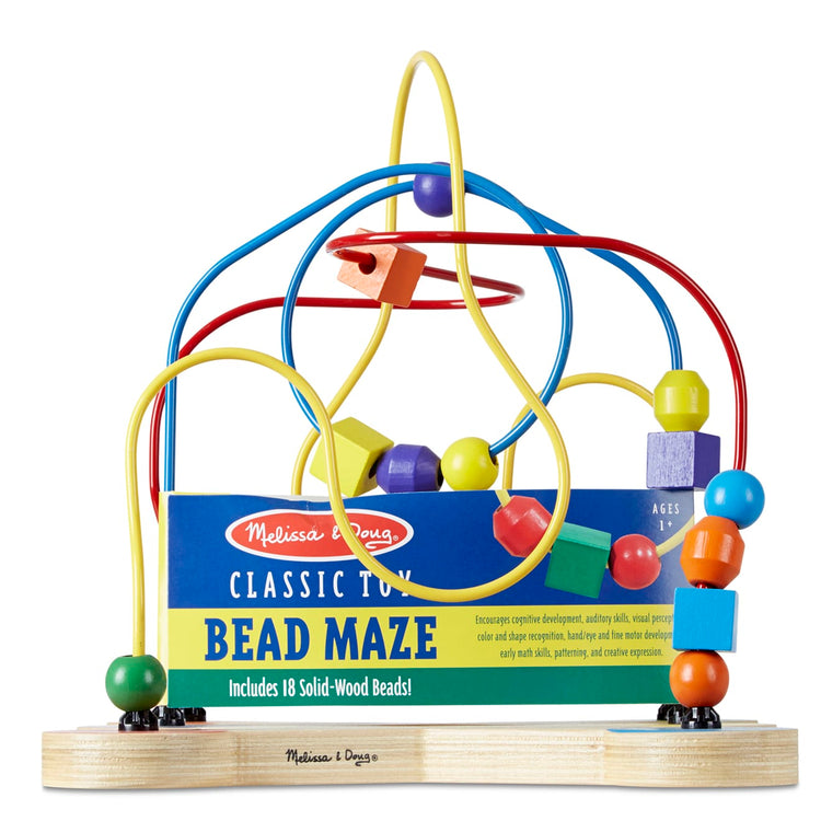 the Melissa & Doug Classic Bead Maze - Wooden Educational Toy