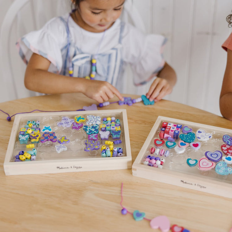 Melissa and Doug Shimmering Hearts Wooden Bead Set Online in UAE Melissa and Doug Shimmering Hearts Wooden Bead Set Online in UAE