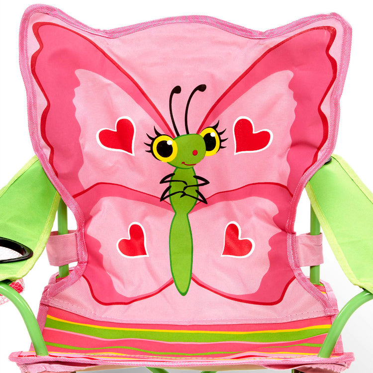 the Melissa & Doug Sunny Patch Bella Butterfly Outdoor Folding Lawn and Camping Chair
