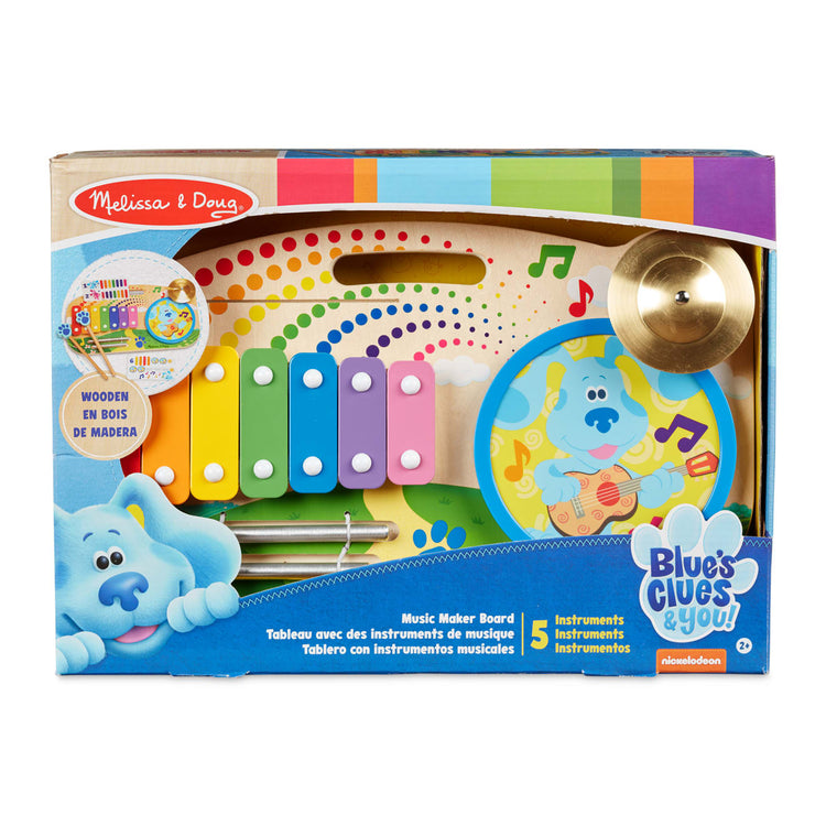 the Melissa & Doug Blue's Clues & You! Wooden Music Maker Board (5 Instruments)