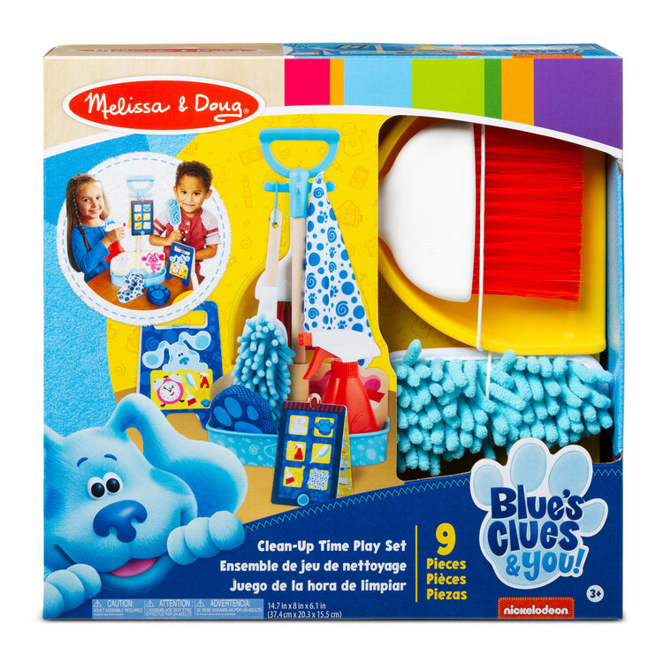 the Melissa & Doug Blue’s Clues & You! Clean-Up Time Play Set
