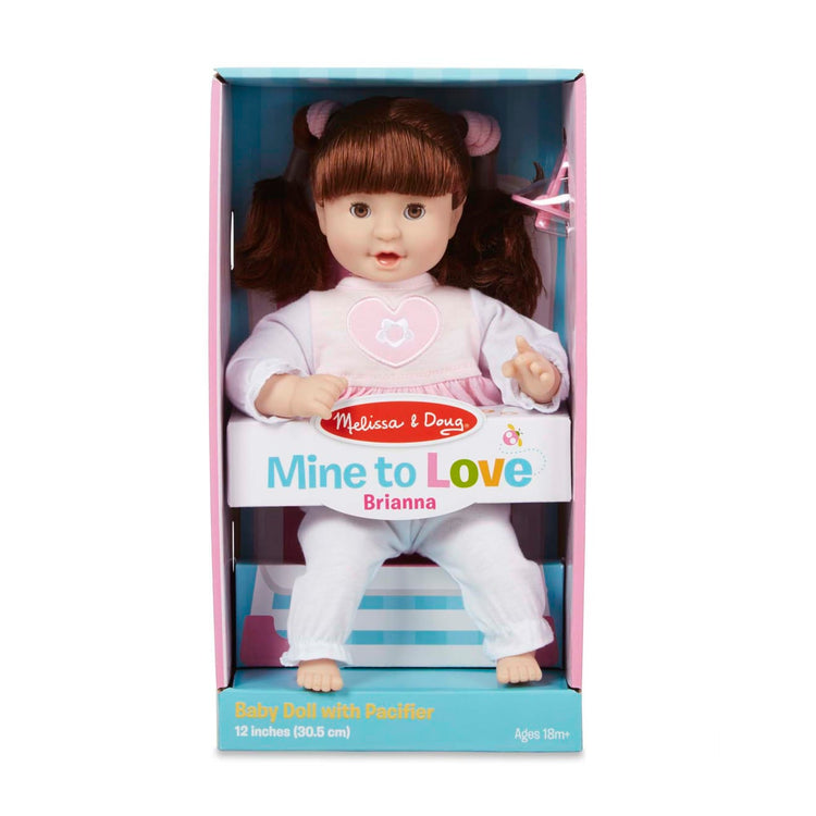 the Melissa & Doug Mine to Love Brianna 12-Inch Soft Body Baby Doll With Hair and Outfit