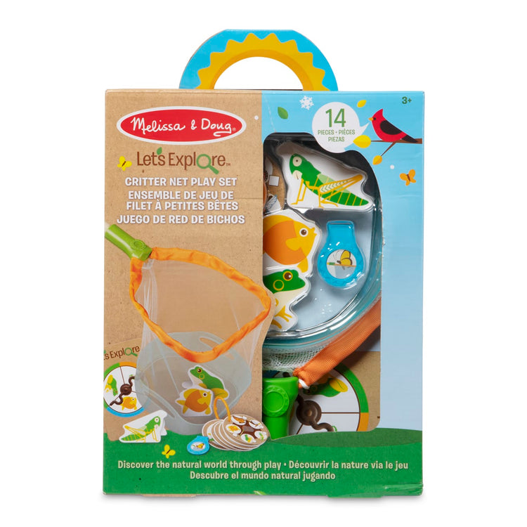 the Melissa & Doug Let’s Explore Critter Net Bug and Fish Catching Play Set (14 Pieces)