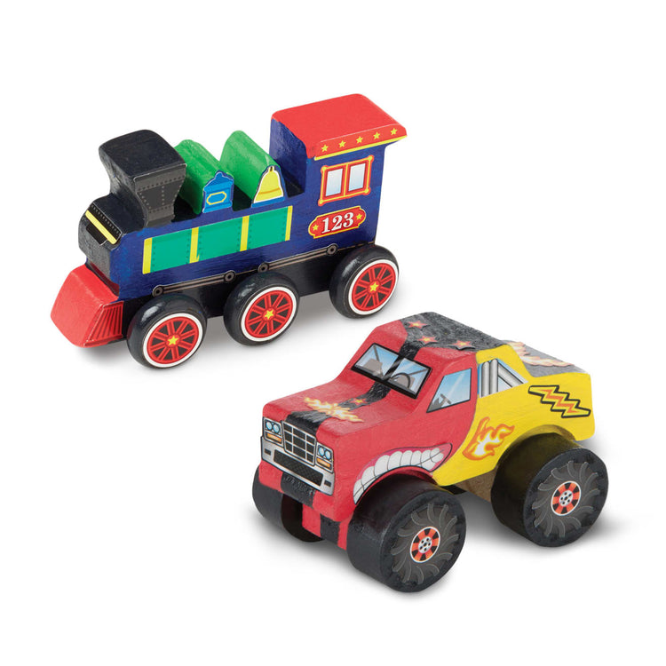 The front of the box for the DYO Bundle - Monster Truck & Train