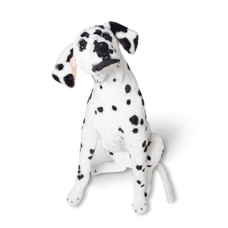 The loose pieces of the Melissa & Doug Giant Dalmatian - Lifelike Stuffed Animal Dog (over 2 feet tall)