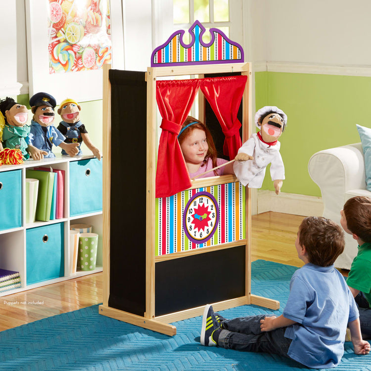 Deluxe Wooden Puppet Theater