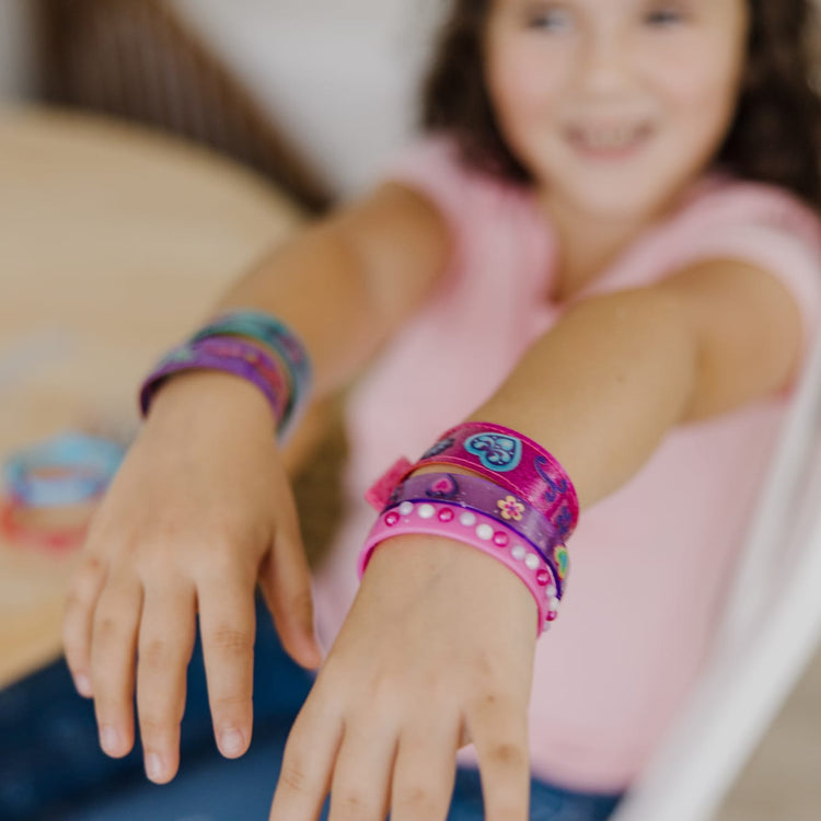 2 Sets wrist ornaments Little Girls Jewelry Sets Kids Beaded Bracelet