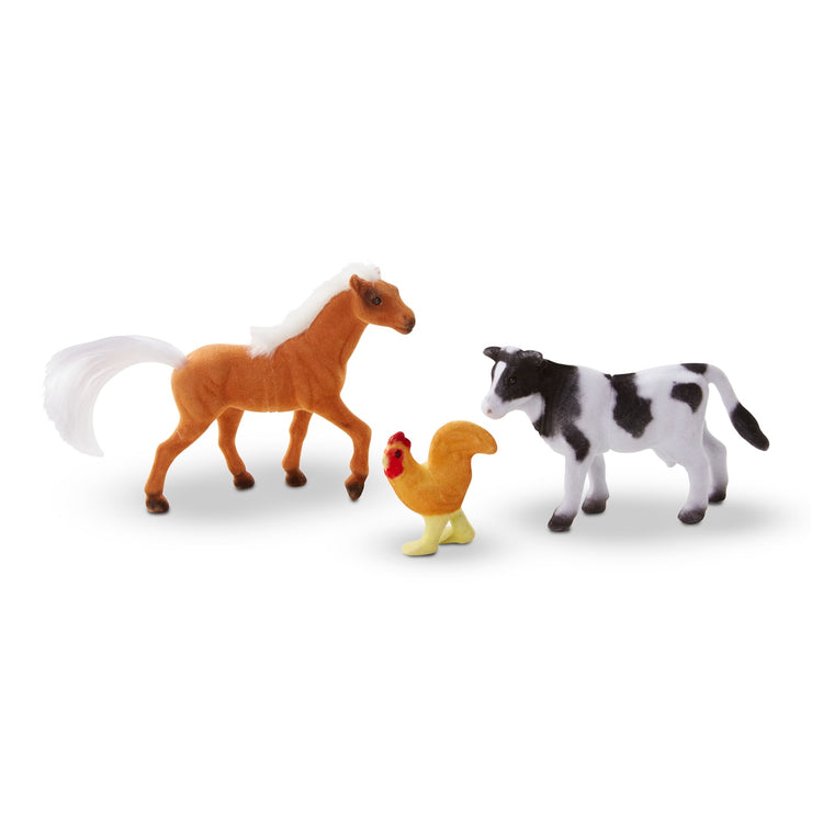 the Melissa & Doug Farm Friends Collectible Toy Animal Figures (10 pcs)