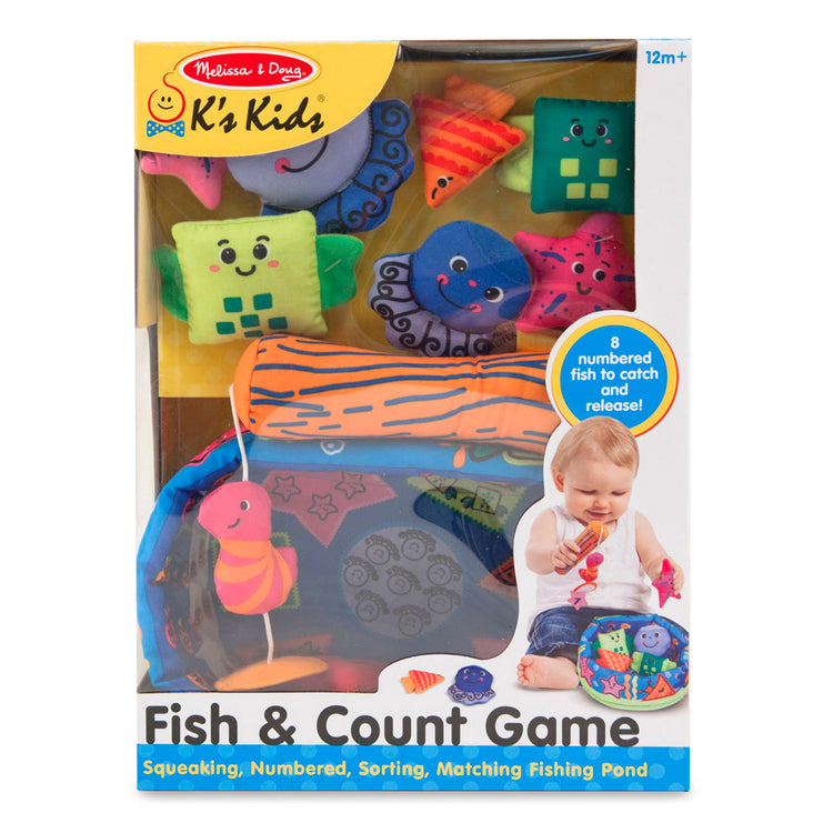 the Melissa & Doug K's Kids Fish and Count Learning Game With 8 Numbered Fish to Catch and Release