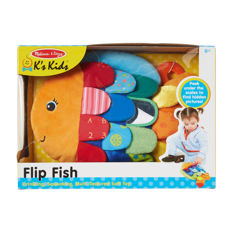 the Melissa & Doug Flip Fish Soft Baby Toy
