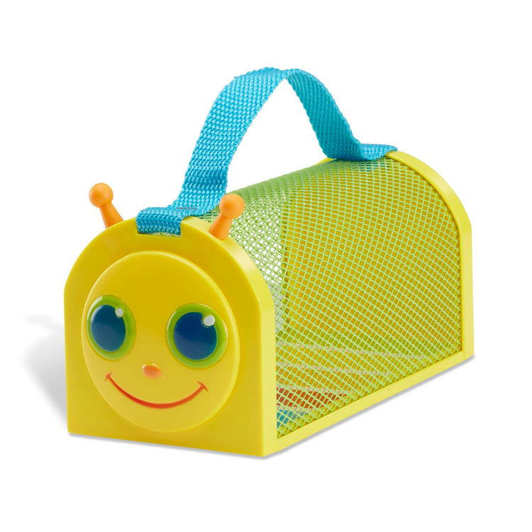 The loose pieces of the Melissa & Doug Sunny Patch Giddy Buggy Bug House Toy With Carrying Handle and Easy-Access Door
