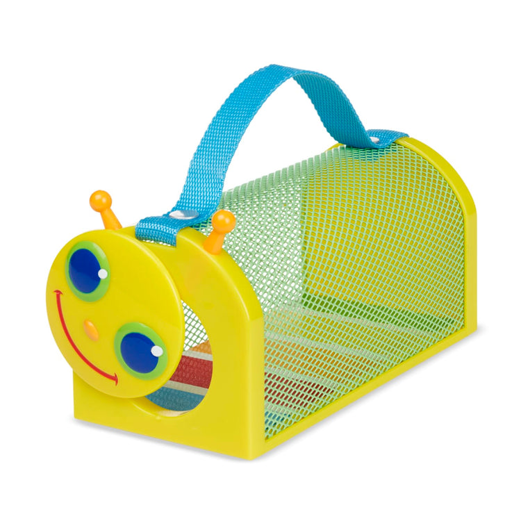 The loose pieces of the Melissa & Doug Sunny Patch Giddy Buggy Bug House Toy With Carrying Handle and Easy-Access Door