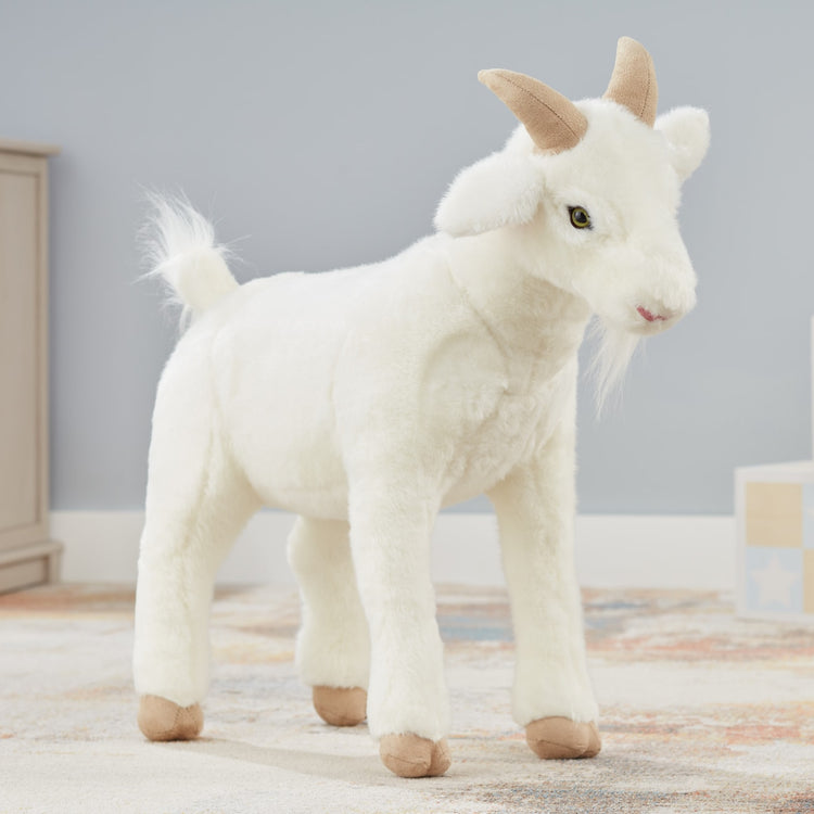 the Melissa & Doug Giant Goat - Lifelike Stuffed Animal (22.5 inches tall)