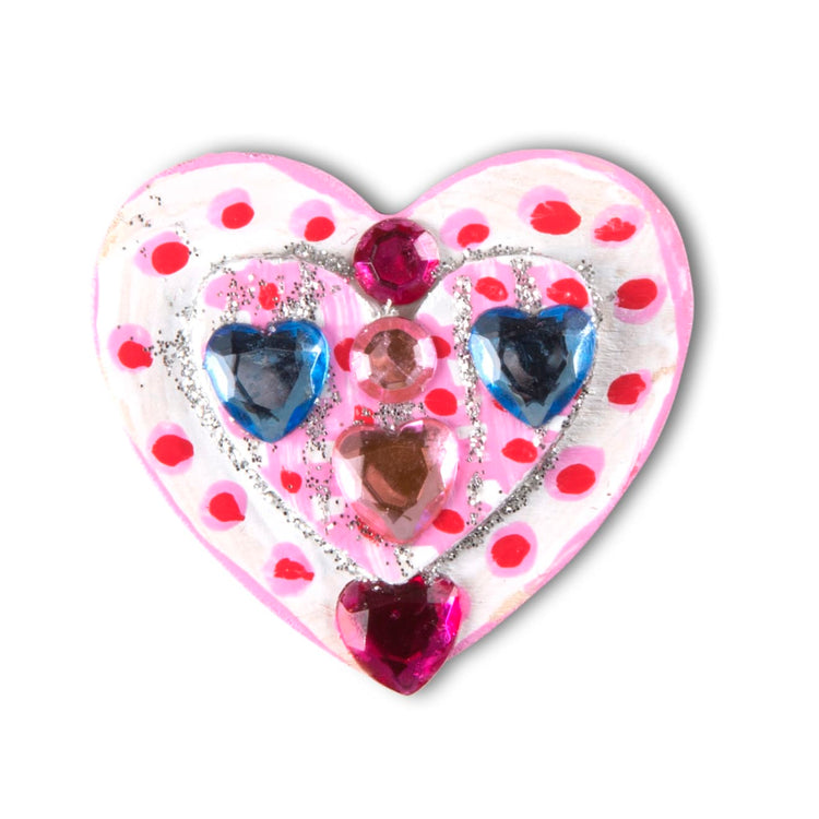 Colorful Heart Stickers (100/ROLL) Toy Connection