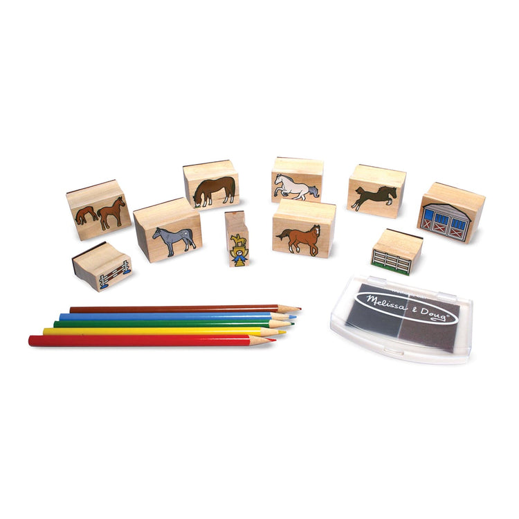 Melissa & Doug Wooden Stamp Set Farm Animals 2390 – Good's Store Online