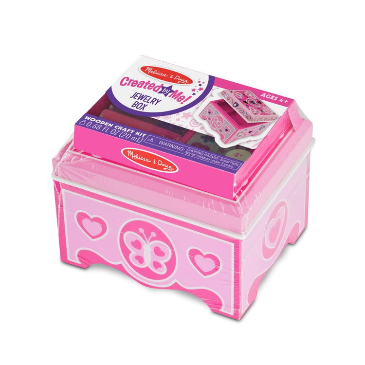 the Melissa & Doug Created by Me! Jewelry Box Wooden Craft Kit