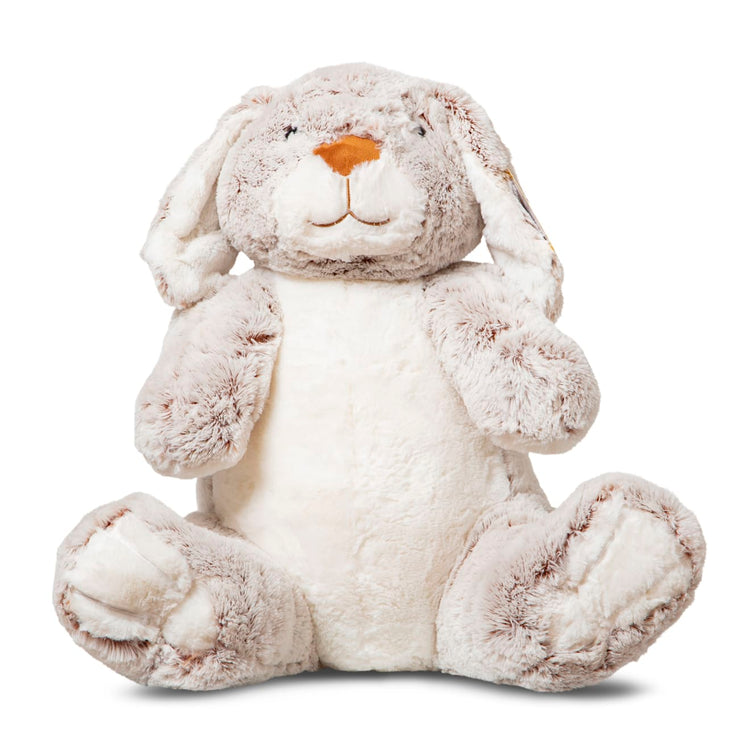 the Melissa & Doug Jumbo Burrow Bunny Lop-Eared Rabbit Stuffed Plush Animal (21 Inches Tall)