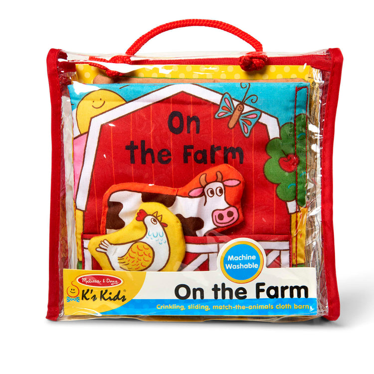 the Melissa & Doug K’s Kids On the Farm 8-Page Soft Activity Book for Babies and Toddlers