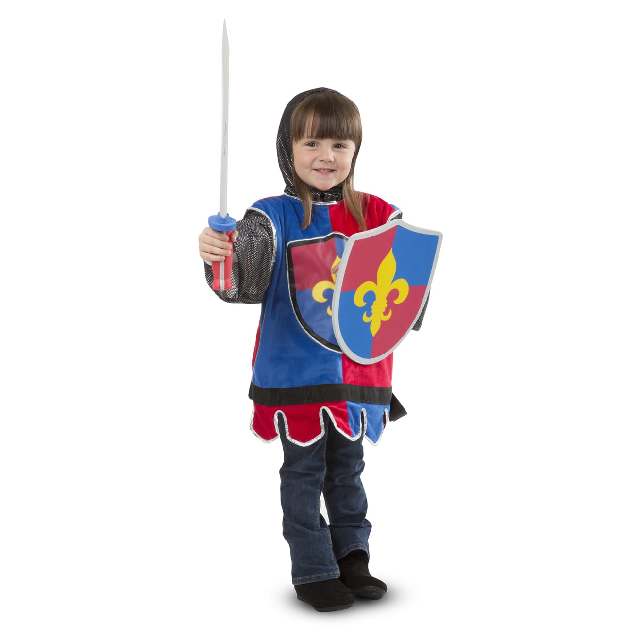 Incharacter Sir Cuddles A Lot Knight Costume For Toddler / Infant Boys - Jumpsuit, Hood & Cape