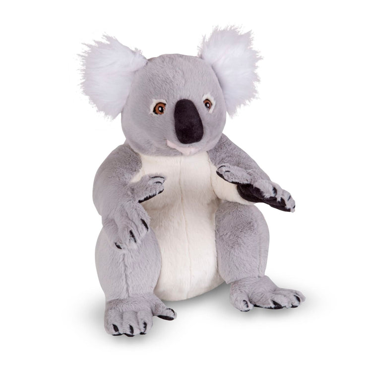 An assembled or decorated the Melissa & Doug Lifelike Plush Koala Stuffed Animal (13.5W x 14H x 12D in)
