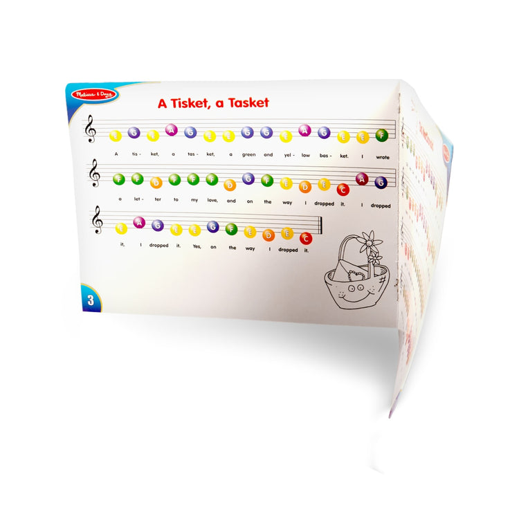 the Melissa & Doug Learn-To-Play Toy Piano With 25 Keys and Color-Coded Songbook