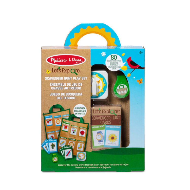 Melissa & Doug Let’s Explore Indoor/Outdoor Scavenger Hunt Play Set – 80 Double-Sided Cards