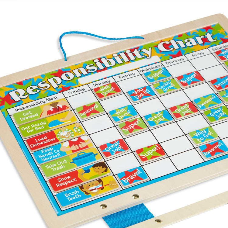 the Melissa & Doug Magnetic Responsibility Chart