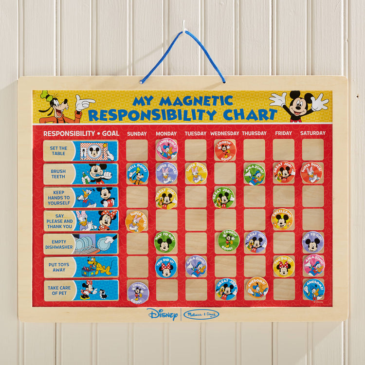 the Melissa & Doug Disney Mickey Mouse Clubhouse My Magnetic Responsibility Chart