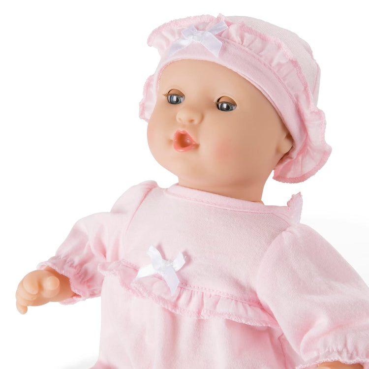 the Melissa & Doug Mine to Love Jenna 12" Soft Body Baby Doll With Romper, Hat