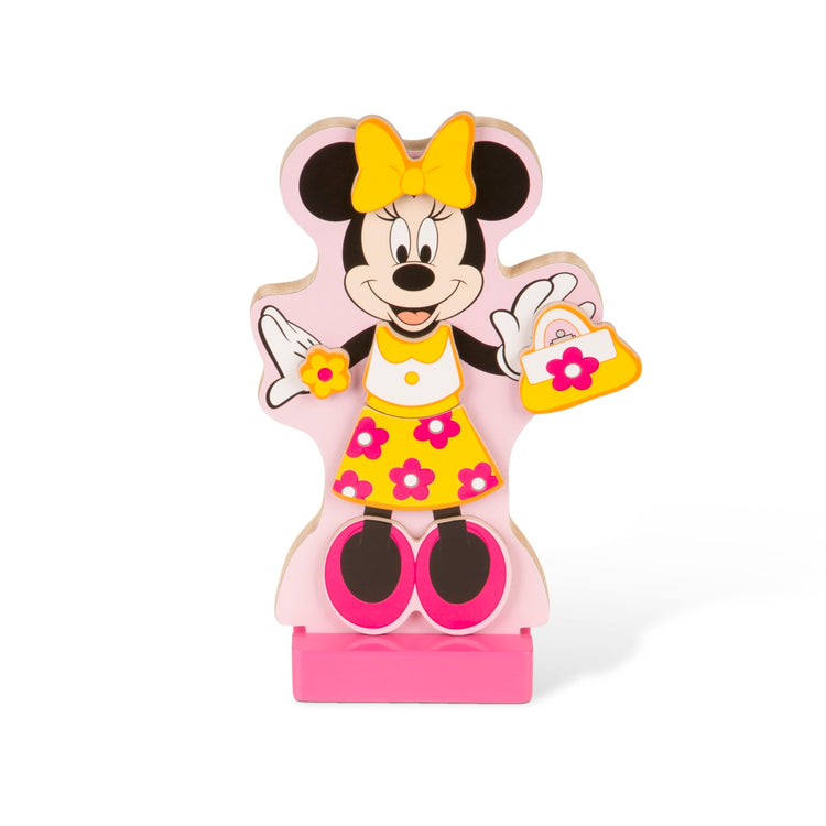 Melissa & Doug Disney Minnie Mouse Magnetic Dress-Up Wooden Doll Pretend Play Set (40 pcs)