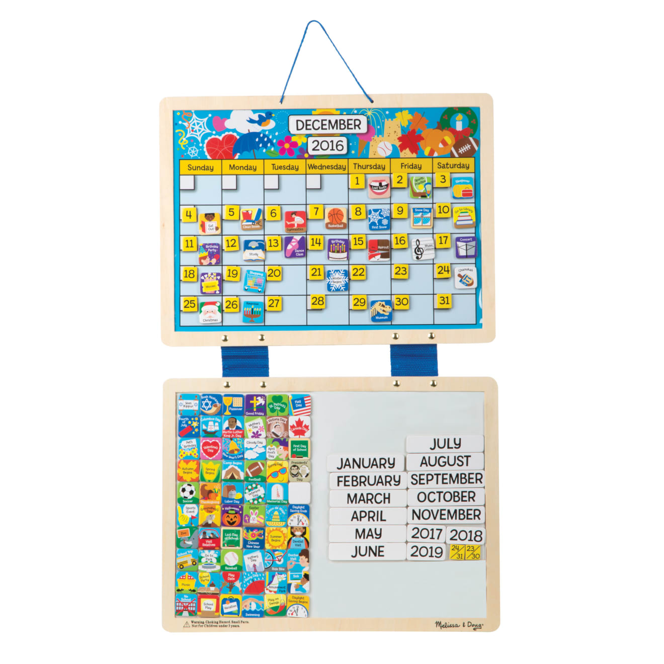 Monthly Magnetic Calendar | Melissa & Doug Monthly Magnetic Calendar | Melissa & Doug