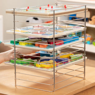 Wire Toy Rack Multi-Fit Wire Puzzle Rack- Melissa and Doug