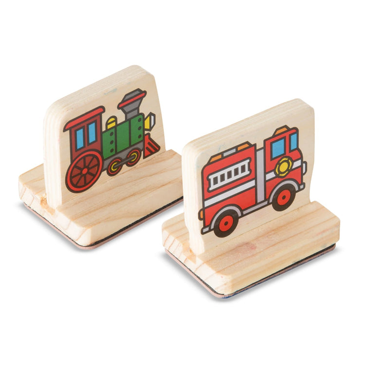 The front of the box for the Melissa & Doug My First Wooden Stamp Set - Vehicles