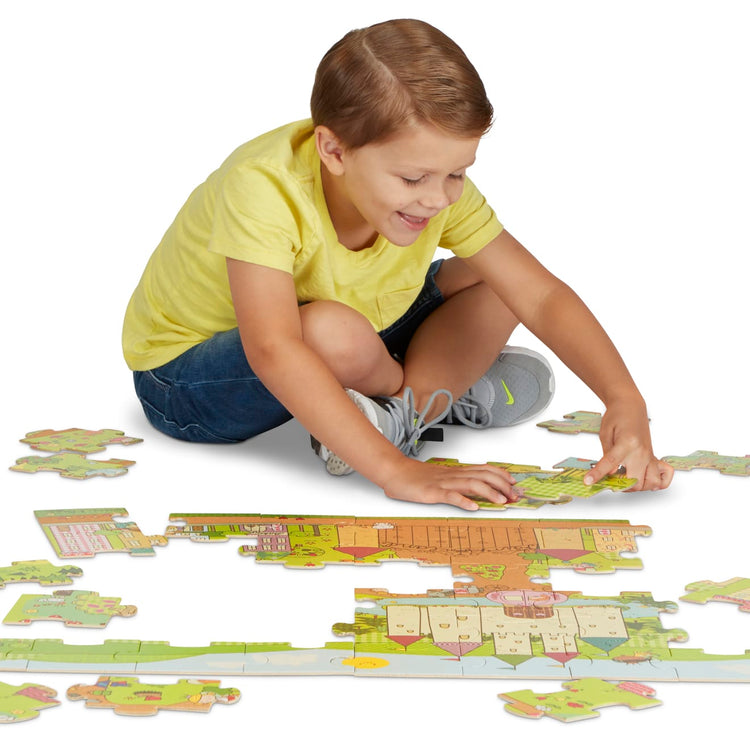 Melissa & Doug Natural Play Giant Floor Puzzle: Princess Fairyland (60 Pieces)