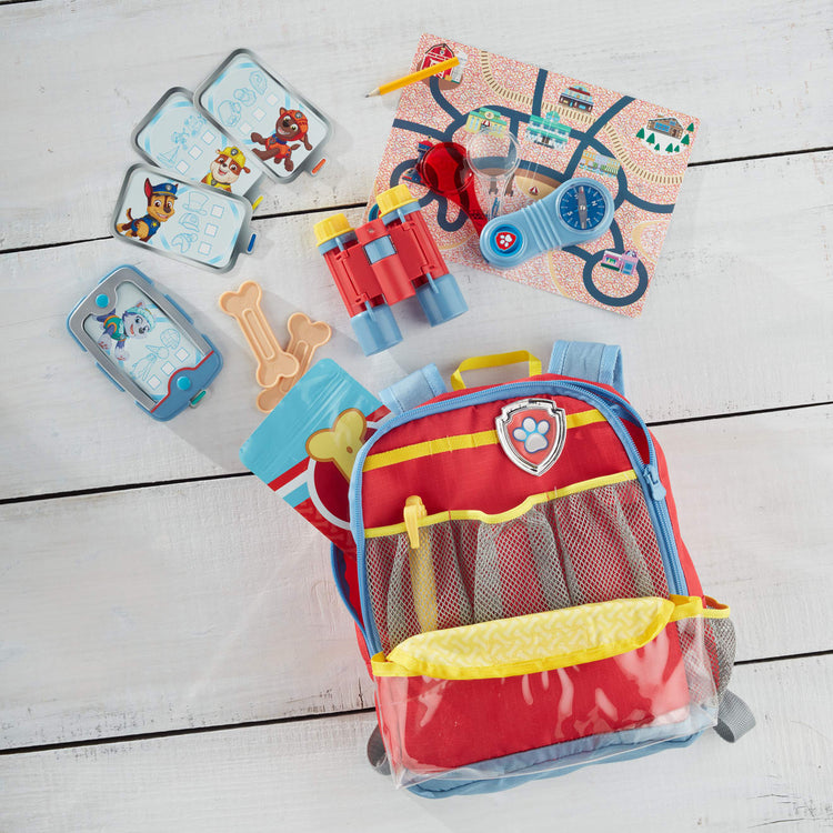 the Melissa & Doug PAW Patrol Pup Pack Backpack Role Play Set (15 Pieces)