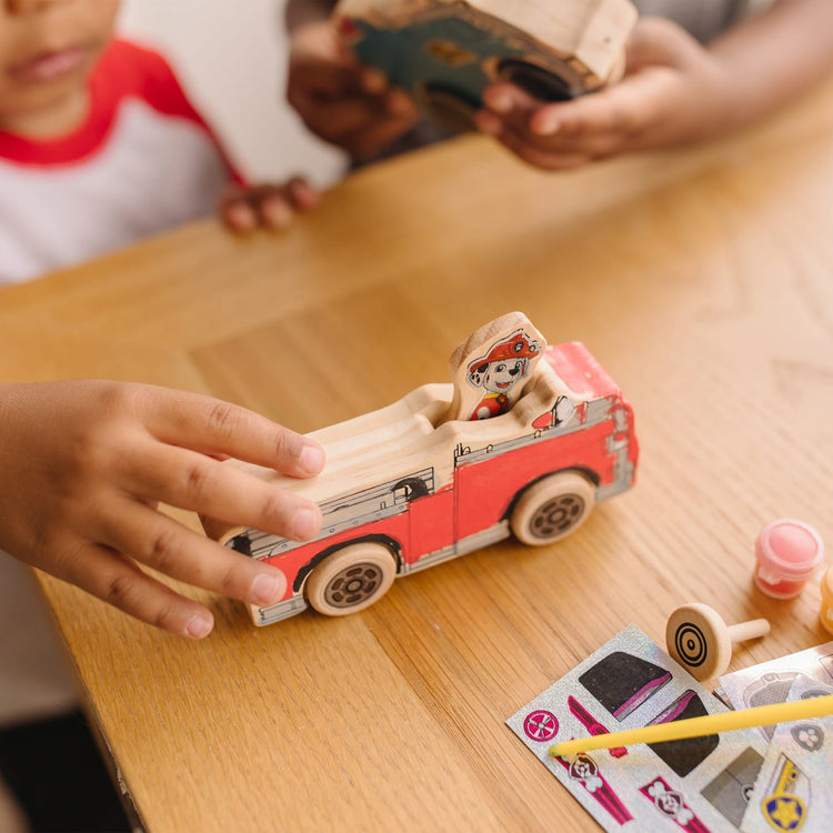 Wooden Puppet Craft Kit Children Make Your Own Kids Activity