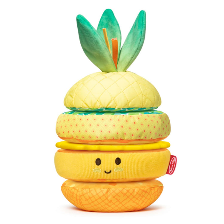 Melissa & Doug Multi-Sensory Pineapple Soft Stacker Infant Toy
