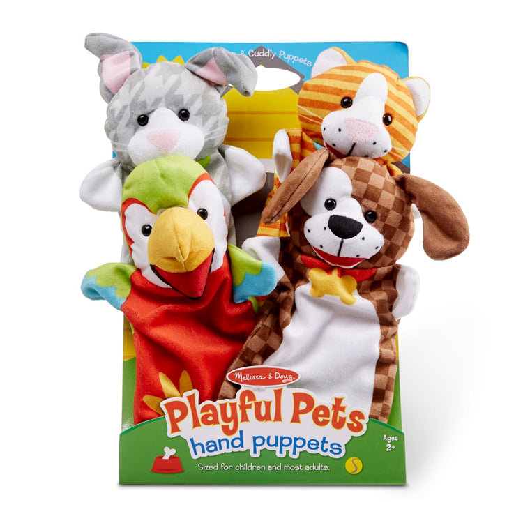 the Melissa & Doug Playful Pets Hand Puppets (Set of 4)