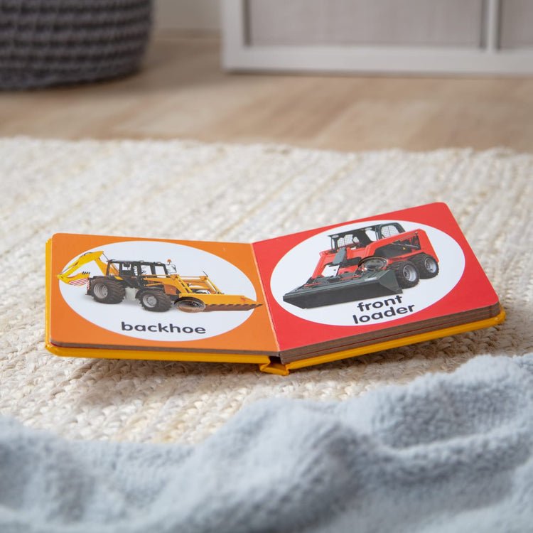 Melissa & Doug Children’s Book – Poke-a-Dot: Construction Vehicles (Board Book with Buttons to Pop)