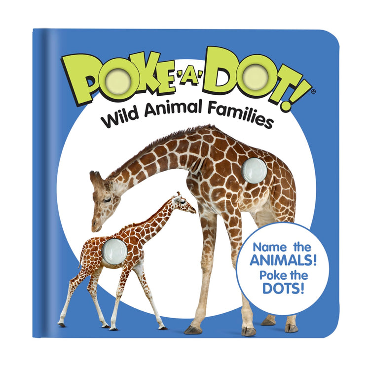 An assembled or decorated the Melissa & Doug Children’s Book – Poke-a-Dot: Wild Animal Families (Board Book with Buttons to Pop)
