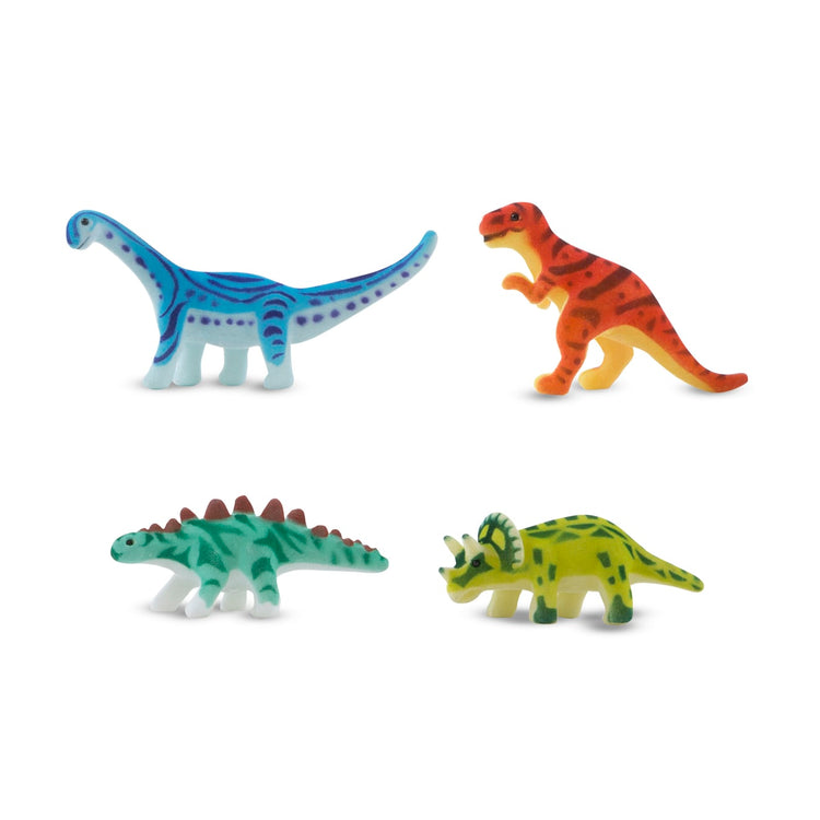 the Melissa & Doug Prehistoric Playground Dinosaur Activity Rug (39 x 36 inches) - 4 Toy Animals