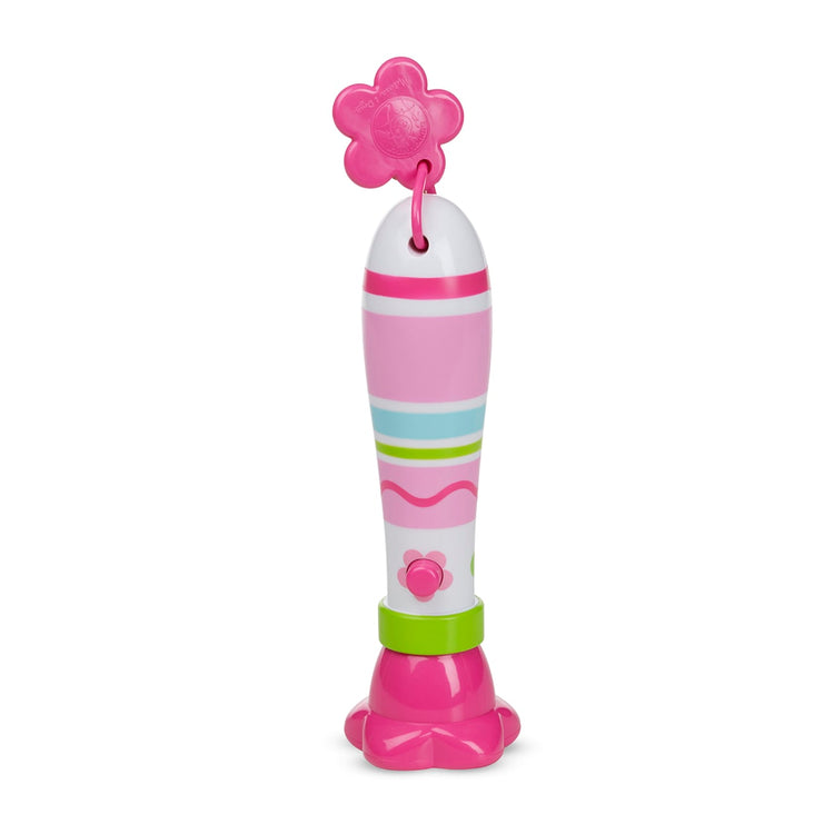 The loose pieces of the Melissa & Doug Sunny Patch Pretty Petals Flower Flashlight for Kids