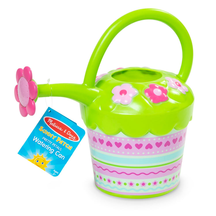 the Melissa & Doug Sunny Patch Pretty Petals Flower Watering Can - Pretend Play Toy