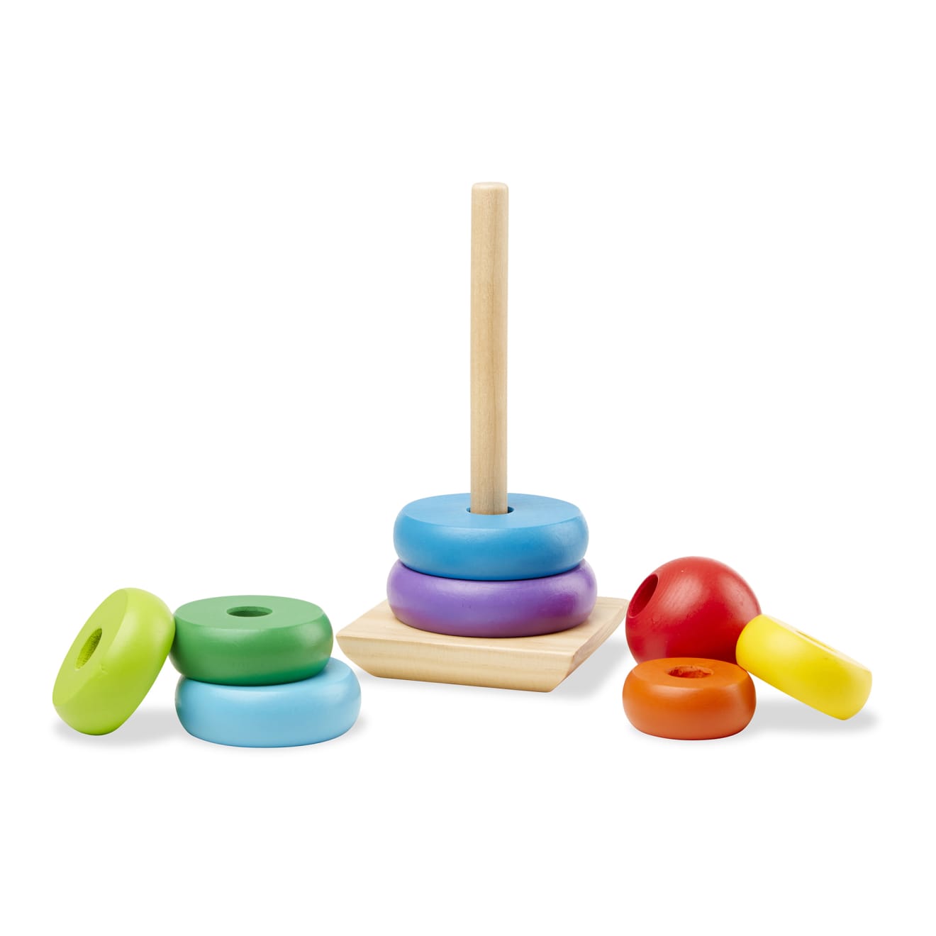 RATNA'S Educational Teddy Stacking Ring Big (7 Rings). let Your Child Learn  Colours, Stacking and Sorting (Assorted Colour Head) : Amazon.in: Toys &  Games
