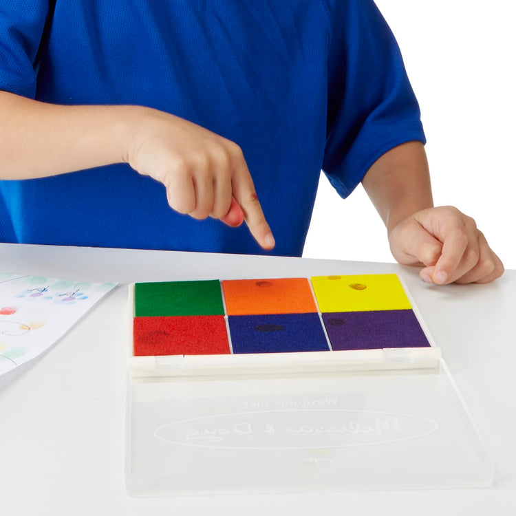 Rainbow Ink Pad, Stamp Pad, Rainbow Baby Keepsake, Non-Toxic and Baby Safe