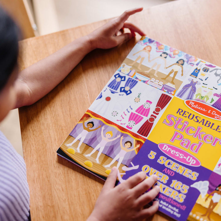 Melissa & Doug Reusable Sticker Pad, Dress-Up Melissa & Doug Reusable Sticker Pad, Dress-Up