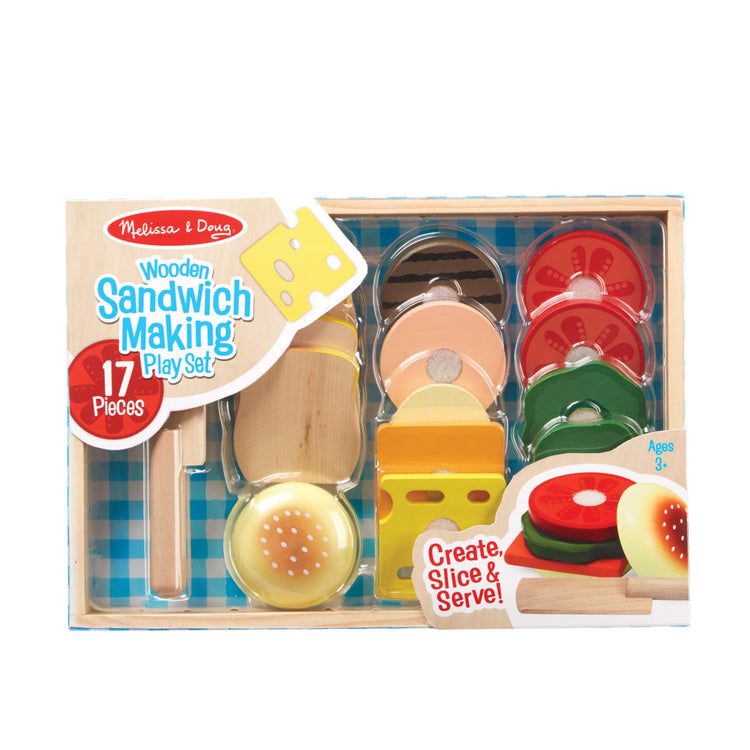 Quilt Afskedigelse vinden er stærk Play Sandwich Kit | Toy Sandwich Set