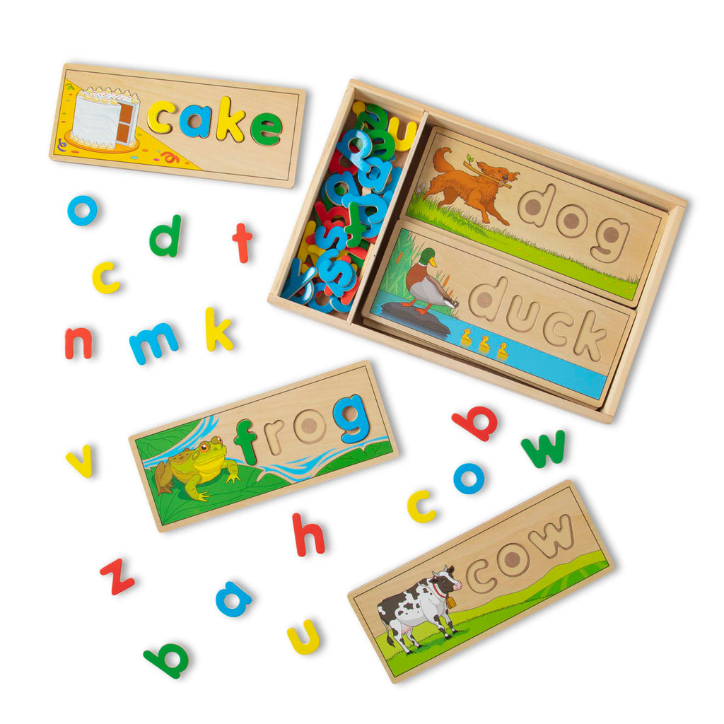 Melissa & Doug Deluxe Wooden See and Spell
