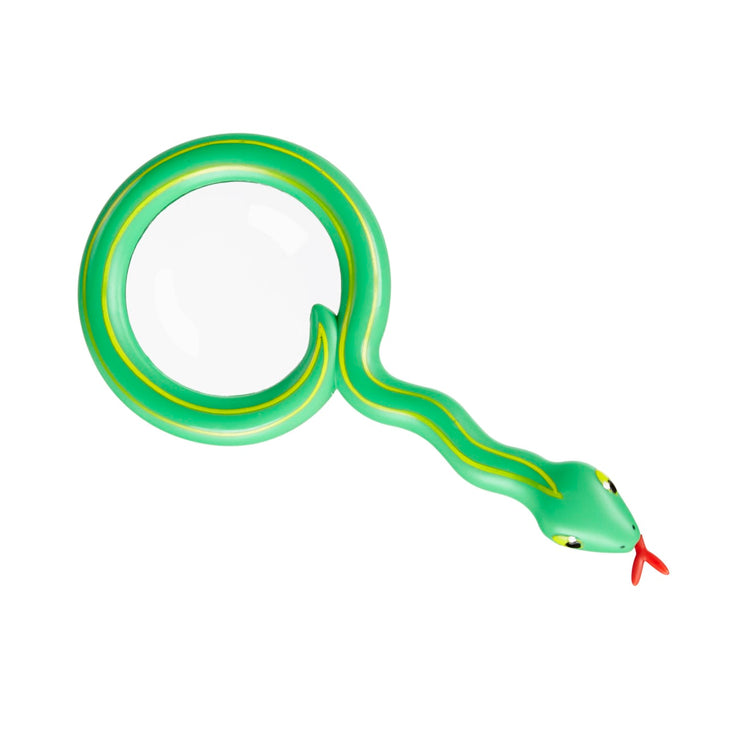 An assembled or decorated the Melissa & Doug Sunny Patch Shimmy Snake Magnifying Glass With Shatterproof Lens